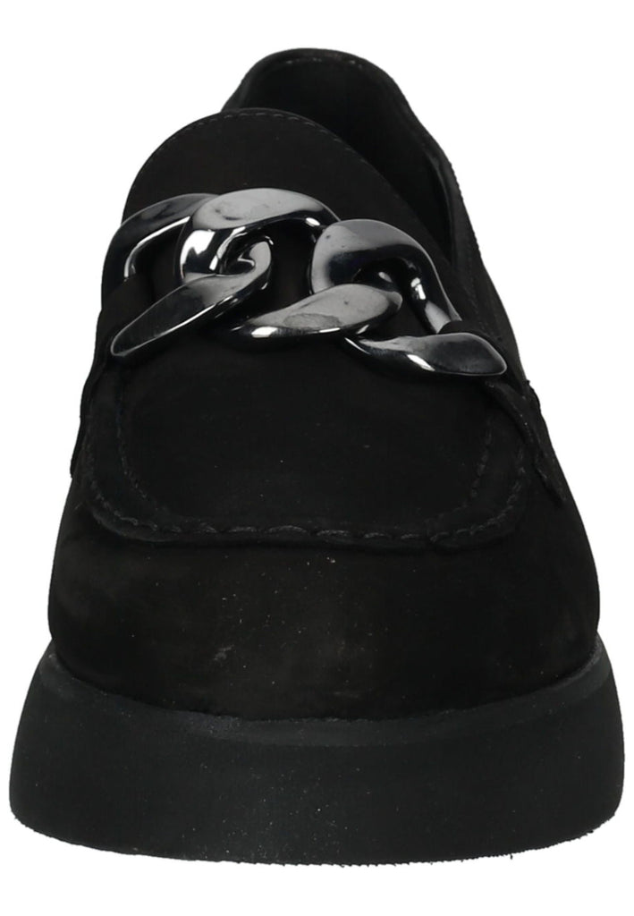 Högl Slipper Veloursleder Schwarz