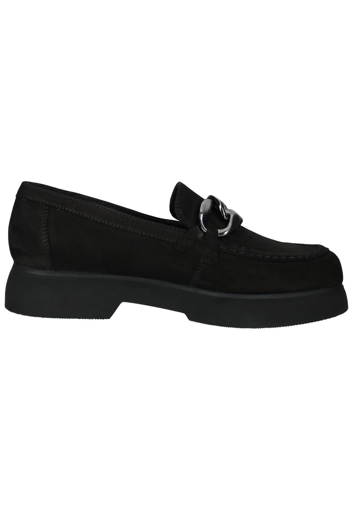 Högl Slipper Veloursleder Schwarz