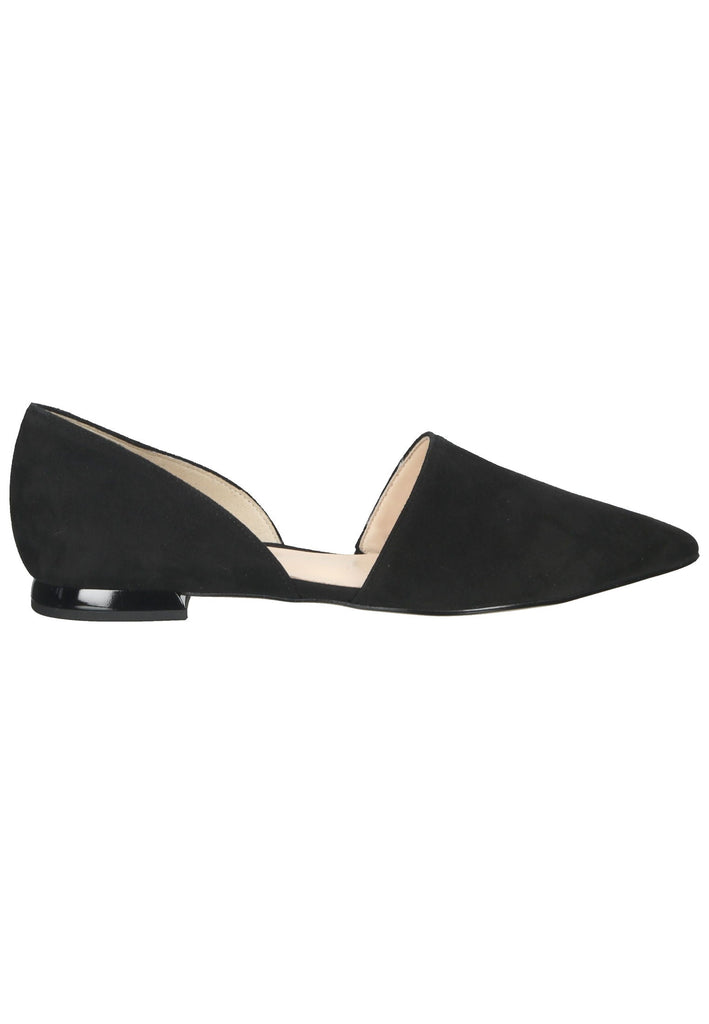 Högl Slipper Veloursleder Schwarz