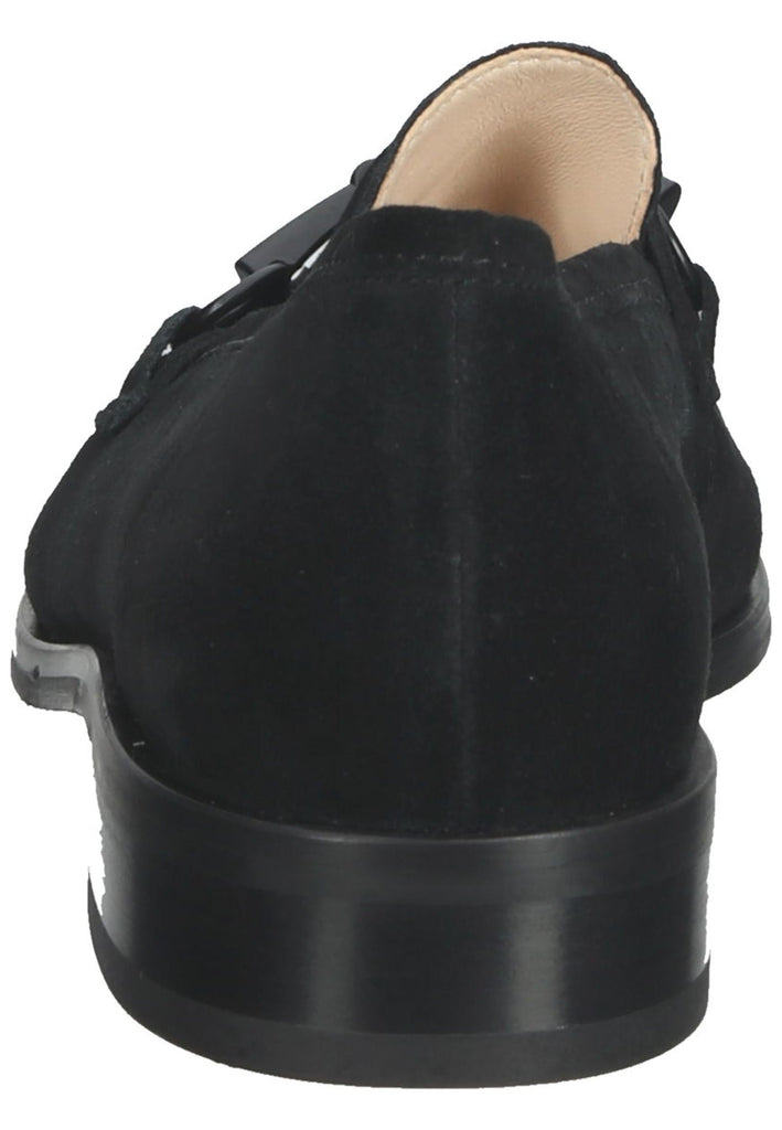 Högl Slipper Veloursleder Schwarz