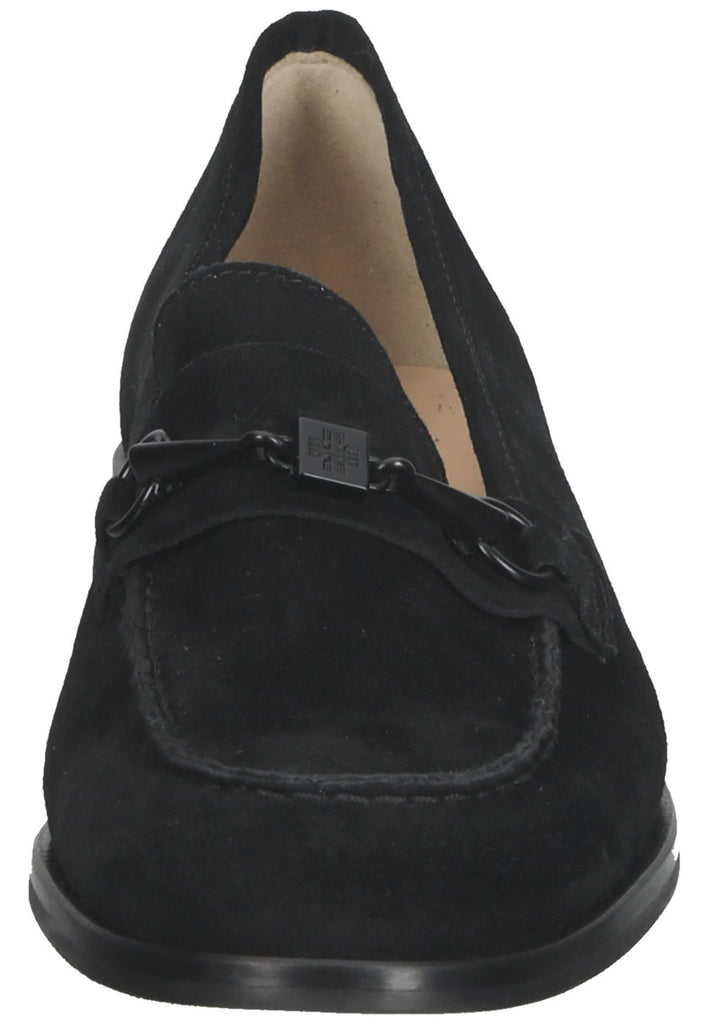 Högl Slipper Veloursleder Schwarz