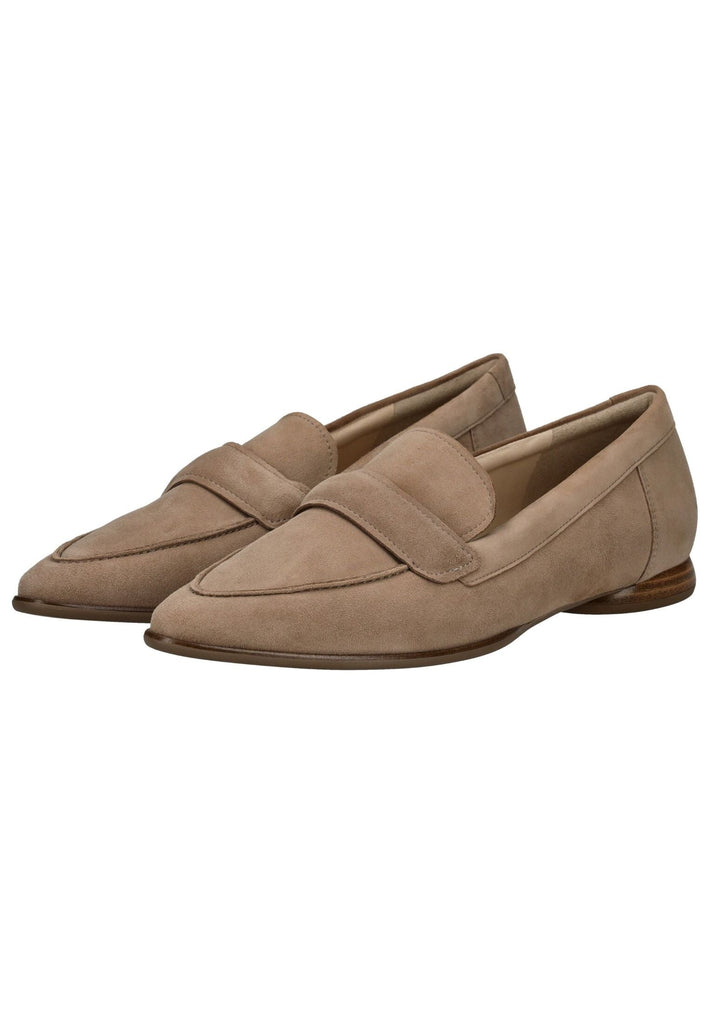 Högl Slipper Veloursleder Taupe