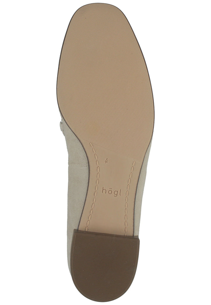 Högl Slipper Veloursleder Taupe
