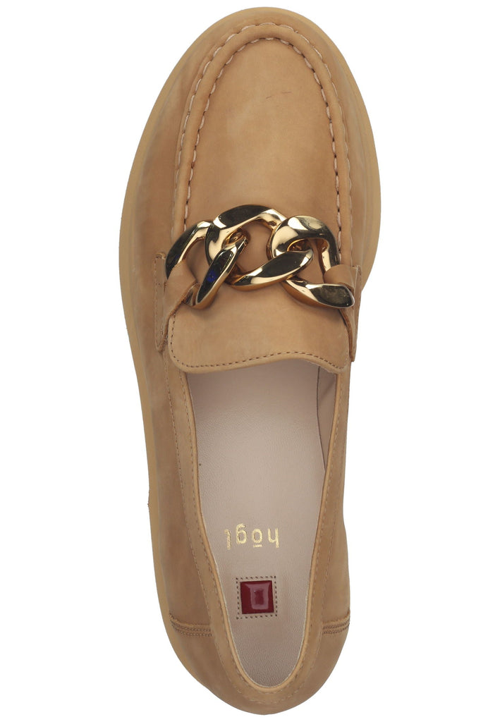 Högl Slipper Veloursleder Toffee