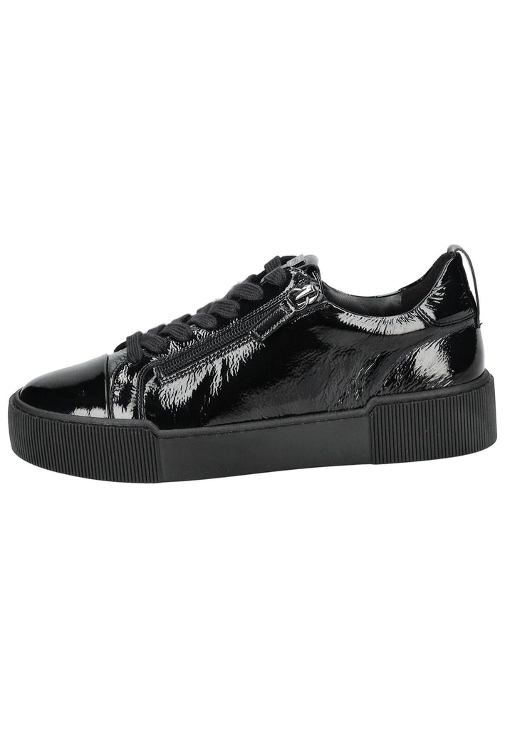 Högl Sneaker Leder Schwarz Lack