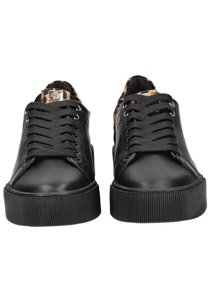 Högl Sneaker Leder/Textil Schwarz Kombi