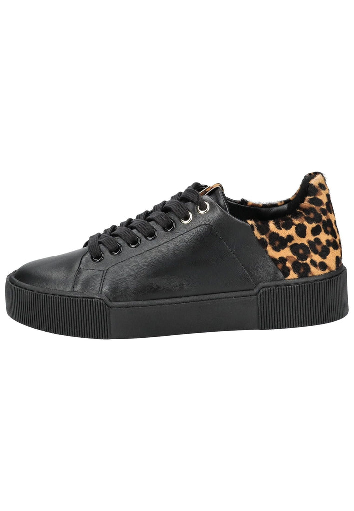 Högl Sneaker Leder/Textil Schwarz Kombi