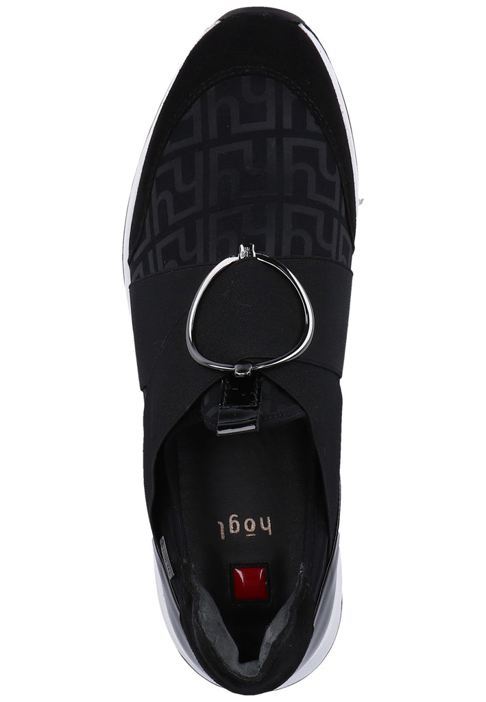 Högl Sneaker Veloursleder Schwarz