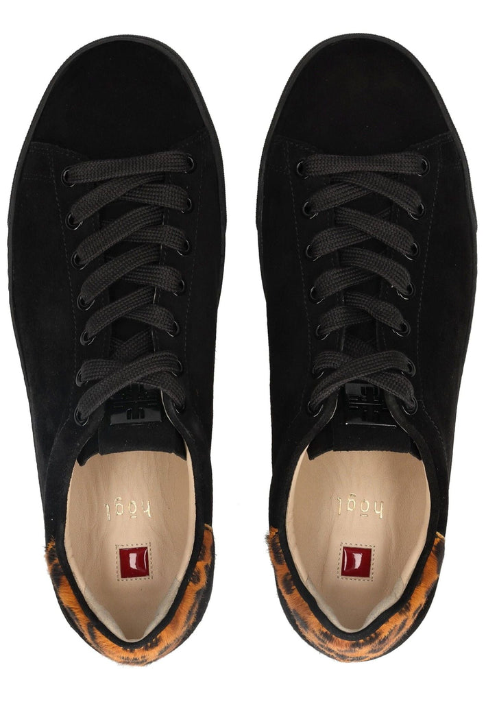 Högl Sneaker Veloursleder Schwarz Kombi