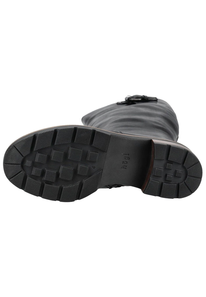 Högl Stiefel Leder Schwarz Warmfutter