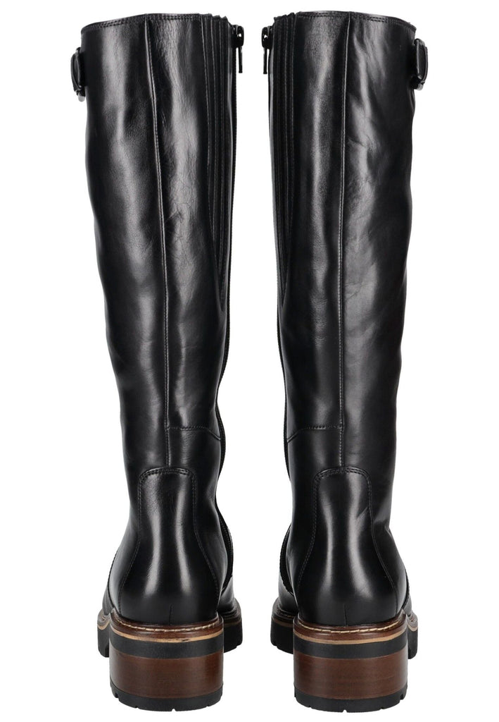 Högl Stiefel Leder Schwarz Warmfutter