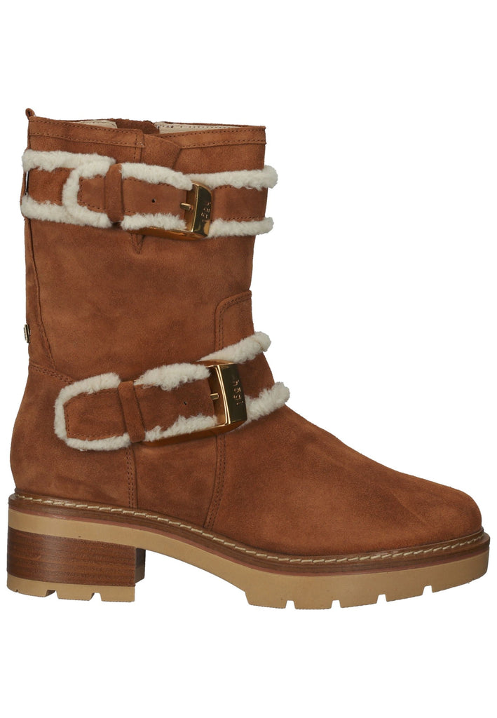 Högl Stiefel Veloursleder Camel Warmfutter
