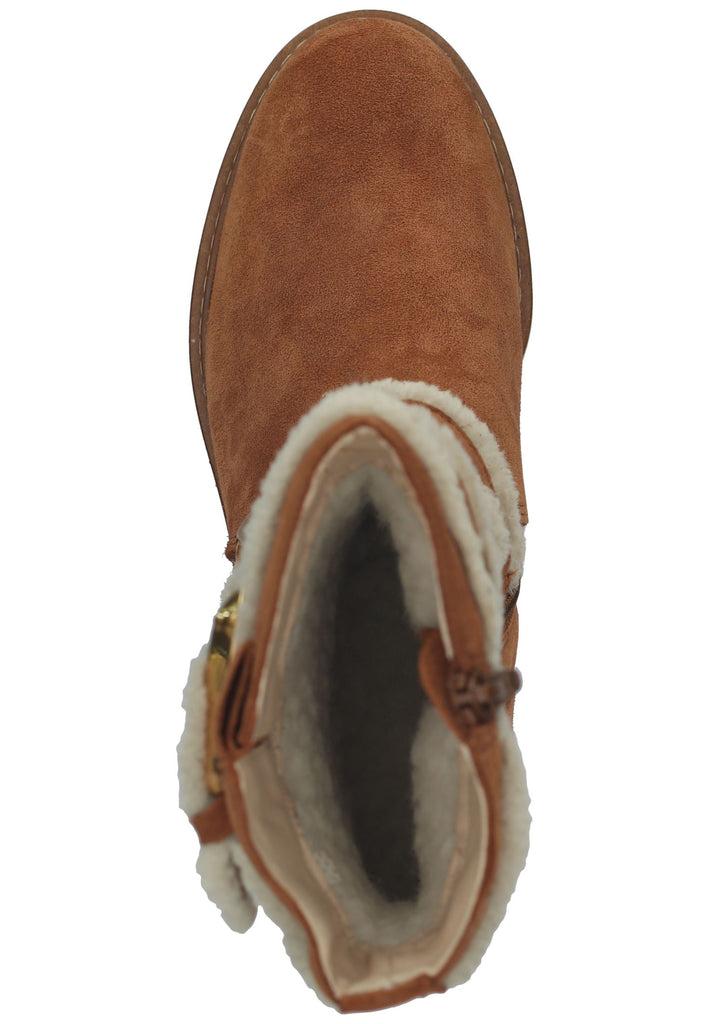 Högl Stiefel Veloursleder Camel Warmfutter