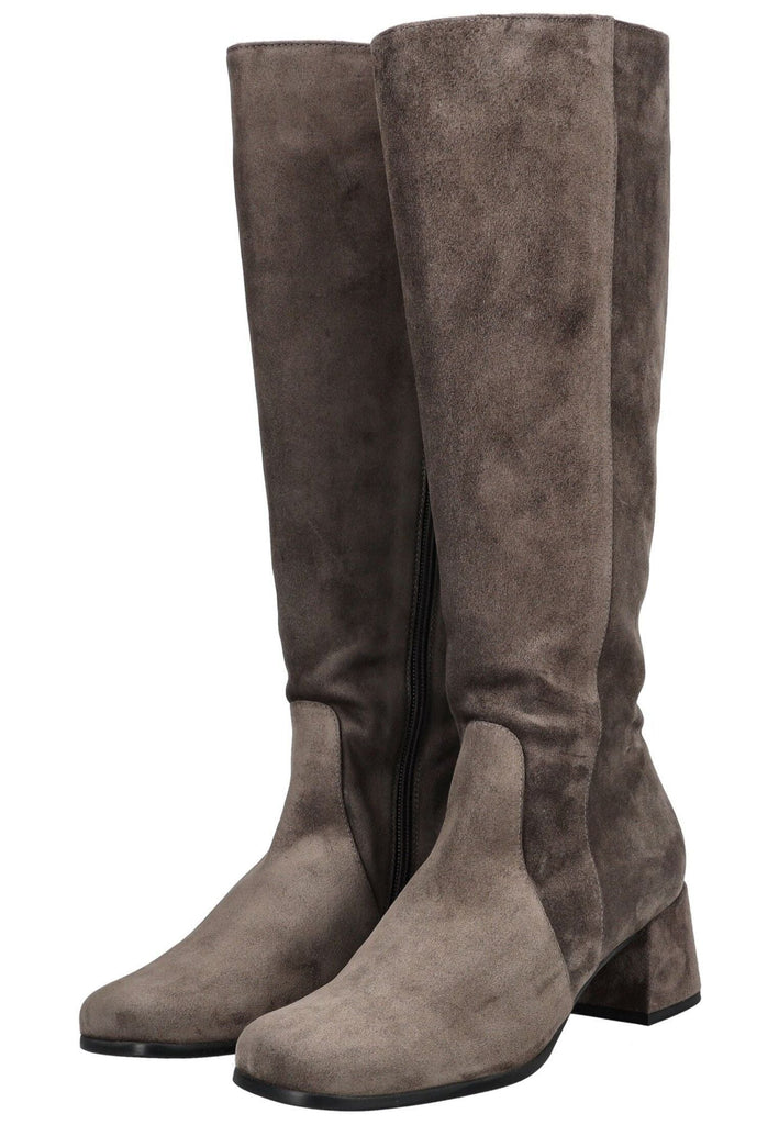 Högl Stiefel Veloursleder Dunkelgrau