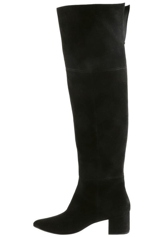 Högl Stiefel Veloursleder Schwarz