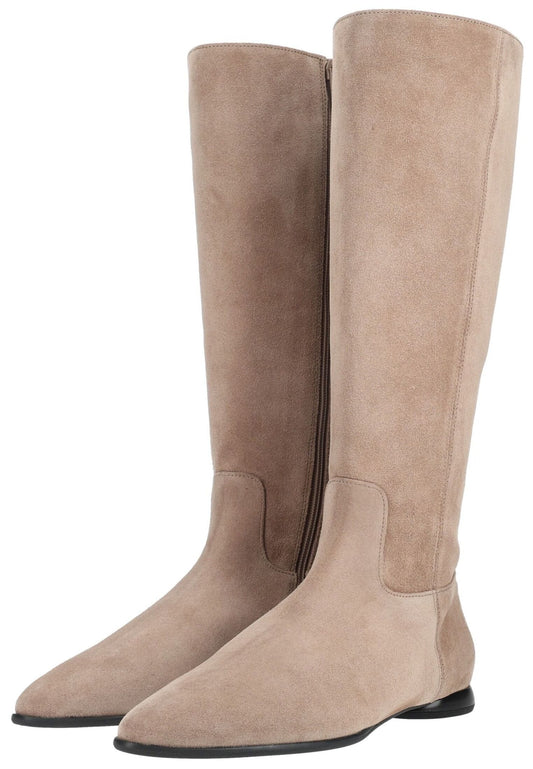 Högl Stiefel Veloursleder Taupe
