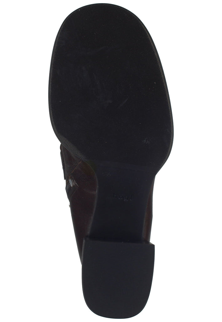 Högl Stiefelette Glattleder Chocolate