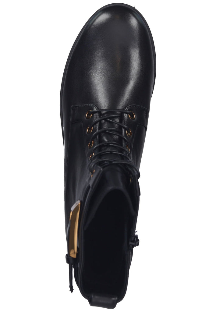 Högl Stiefelette Glattleder Schwarz