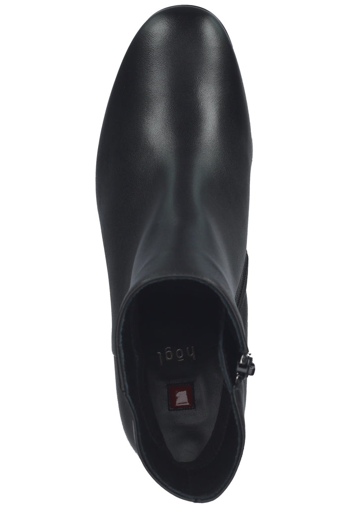 Högl Stiefelette Glattleder Schwarz