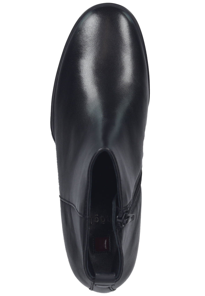 Högl Stiefelette Glattleder Schwarz