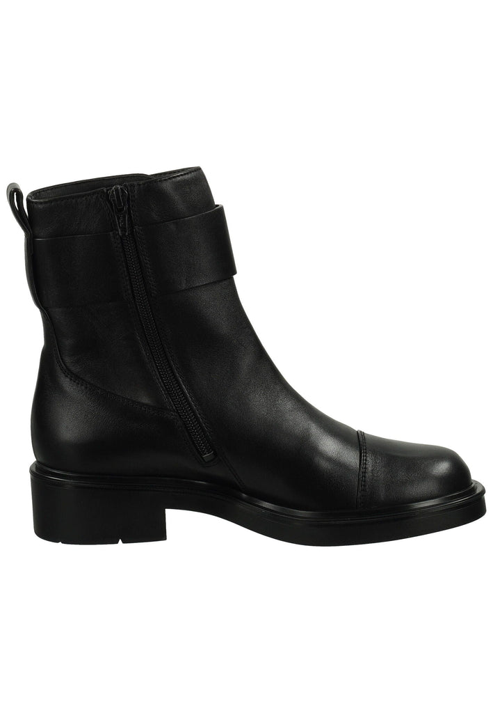 Högl Stiefelette Glattleder Schwarz Warmfutter