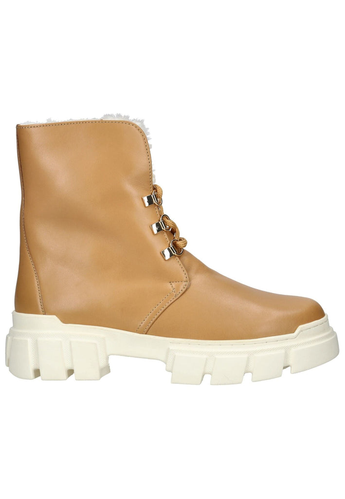 Högl Stiefelette Leder Nougat Warmfutter