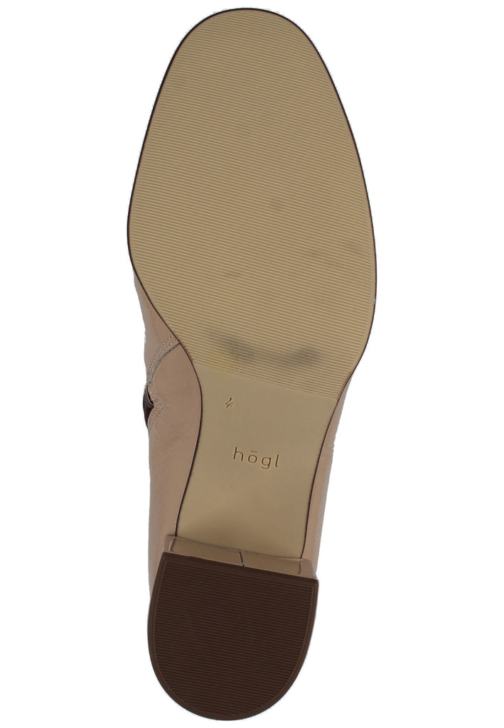 Högl Stiefelette Leder Nude Lack