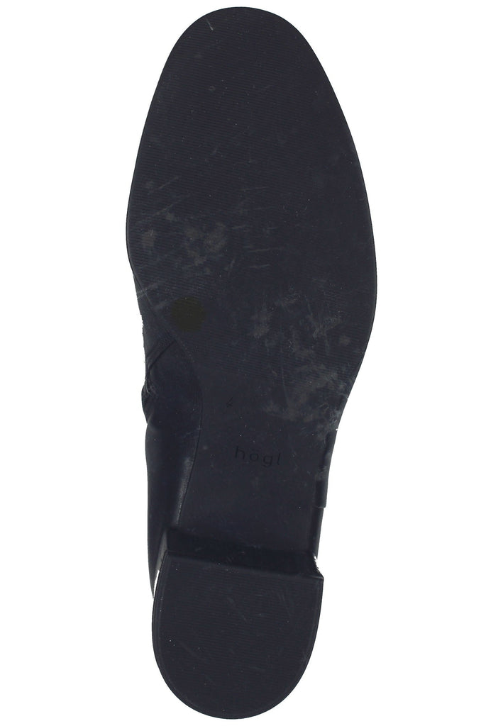 Högl Stiefelette Leder Schwarz
