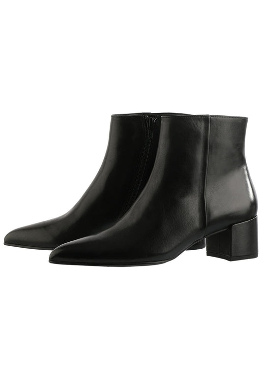 Högl Stiefelette Leder Schwarz