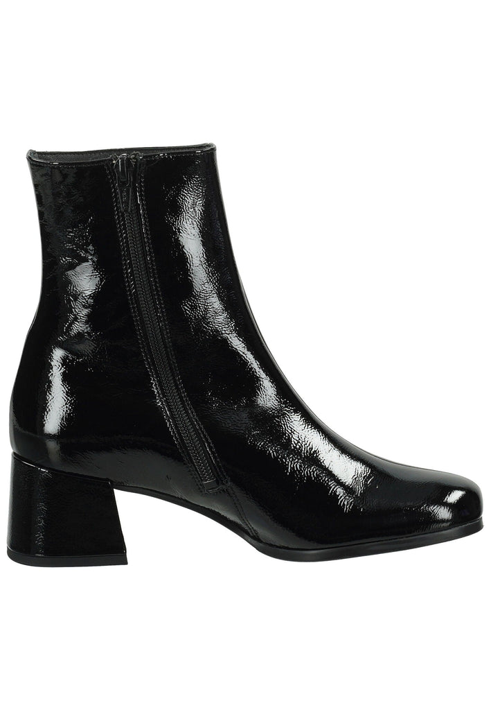 Högl Stiefelette Leder Schwarz Lack