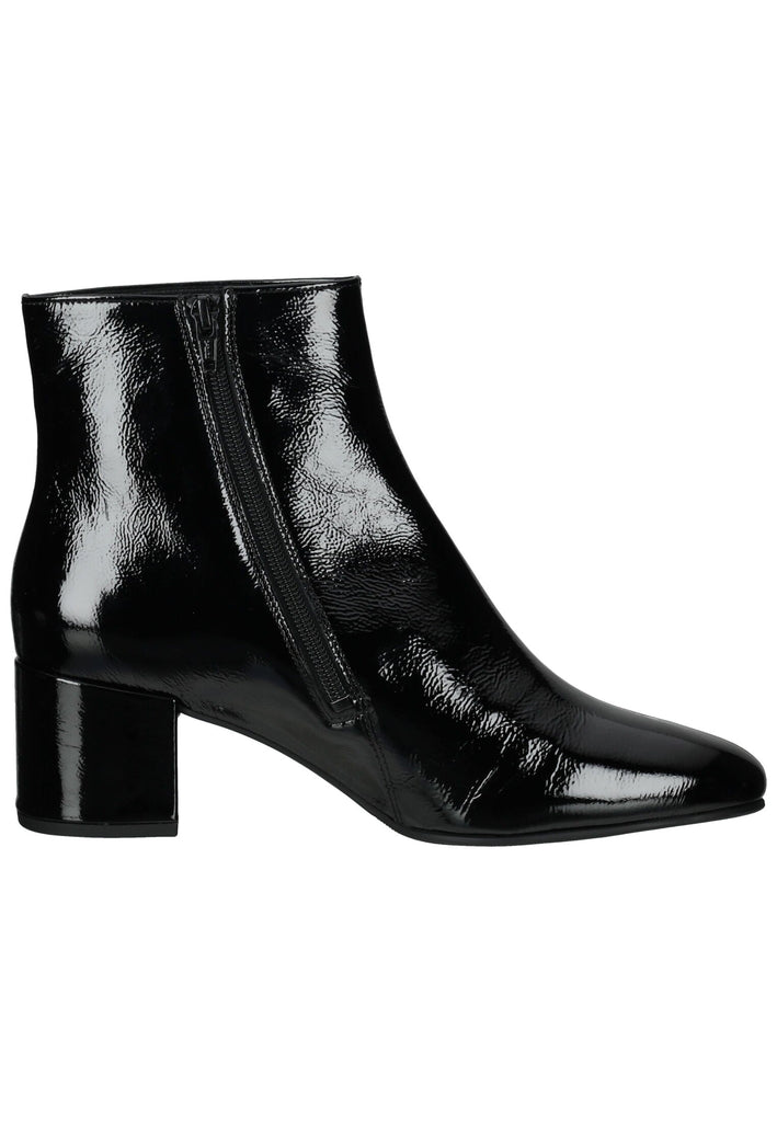 Högl Stiefelette Leder Schwarz Lack