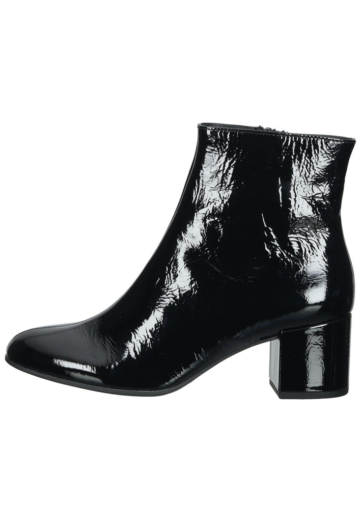 Högl Stiefelette Leder Schwarz Lack