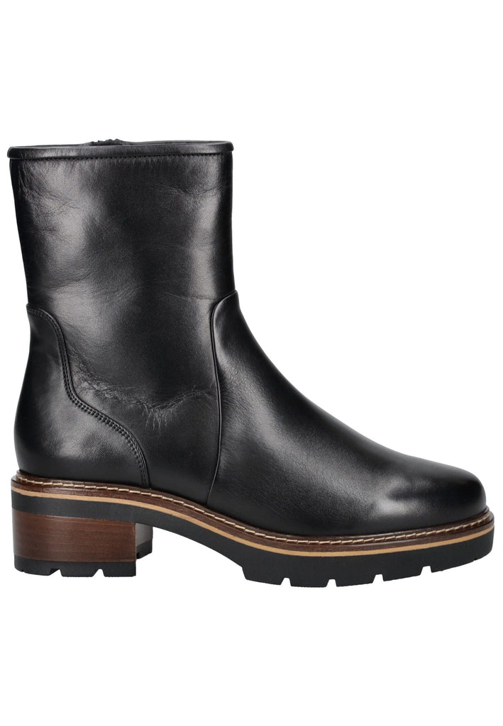 Högl Stiefelette Leder Schwarz Warmfutter