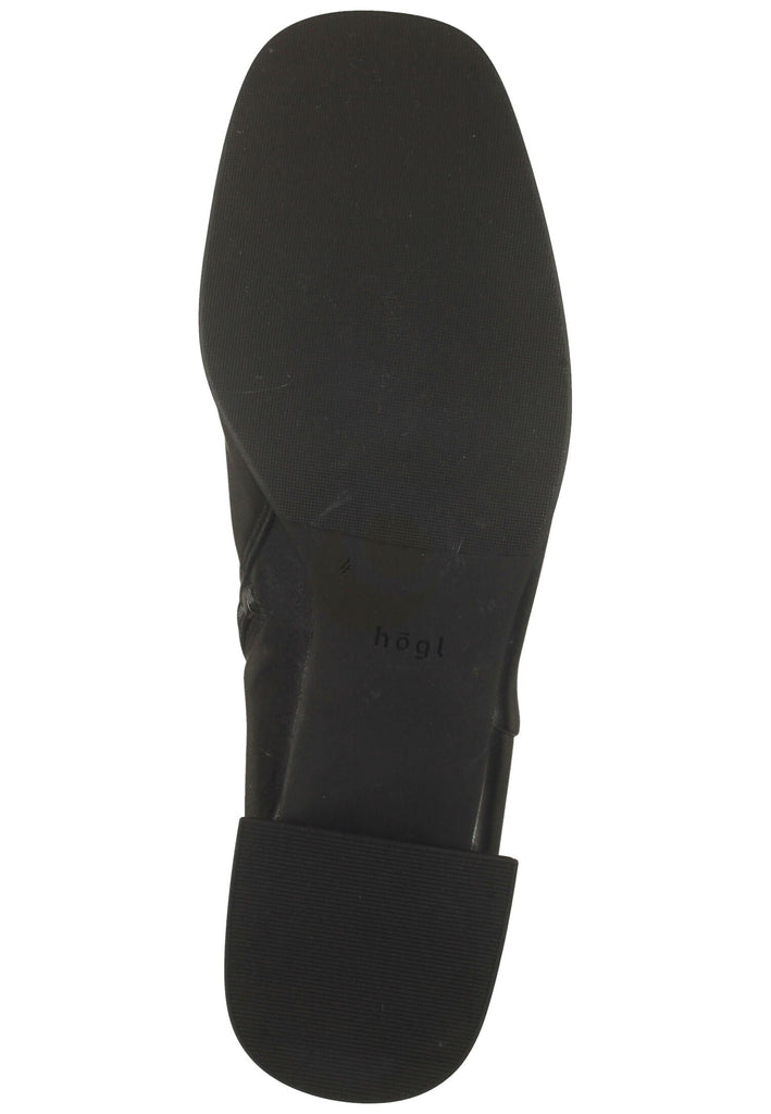 Högl Stiefelette Leder Schwarz Warmfutter