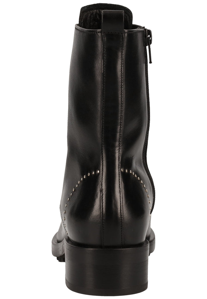 Högl Stiefelette Leder Schwarz Warmfutter