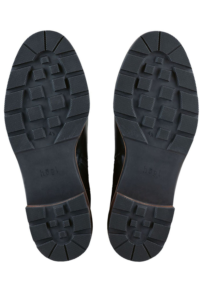 Högl Stiefelette Leder Schwarz Warmfutter