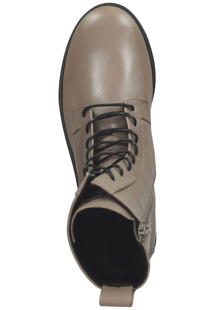 Högl Stiefelette Leder Taupe