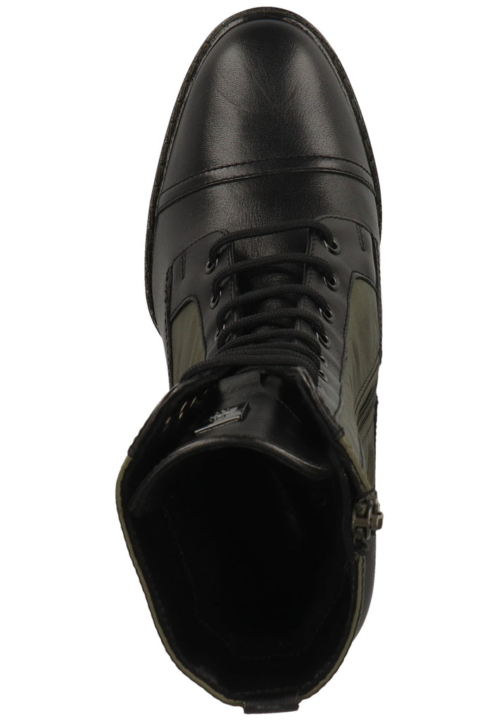 Högl Stiefelette Leder/Textil Oliv