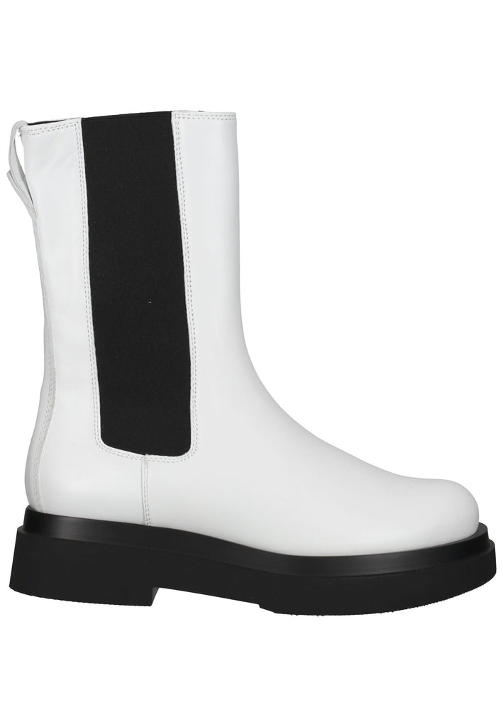 Högl Stiefelette Leder Weiß