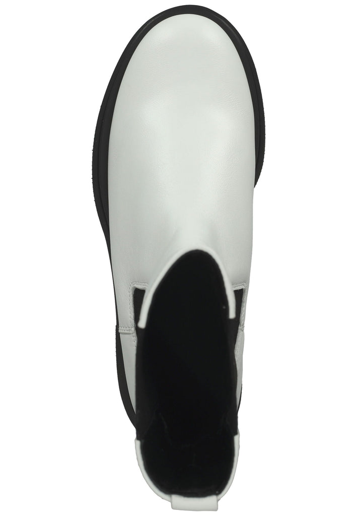 Högl Stiefelette Leder Weiß