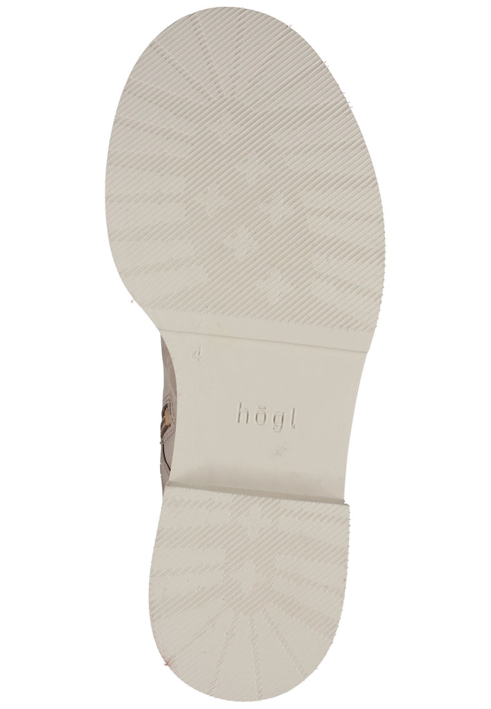 Högl Stiefelette Nubukleder Hellgrau