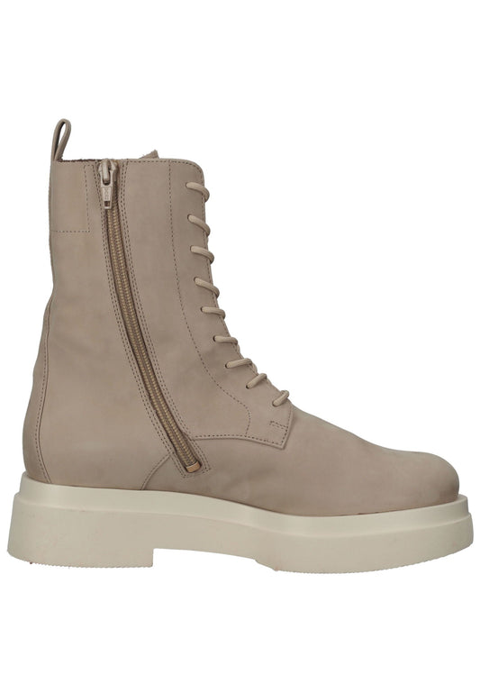 Högl Stiefelette Nubukleder Hellgrau