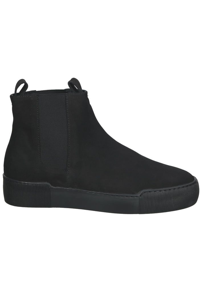Högl Stiefelette Nubukleder Schwarz