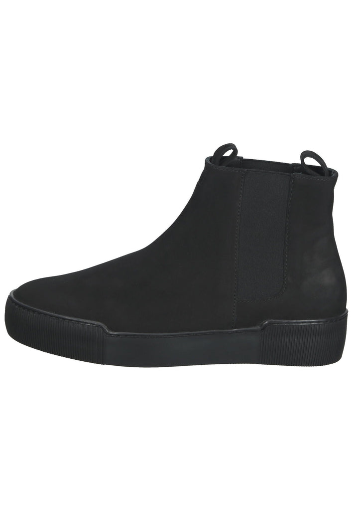 Högl Stiefelette Nubukleder Schwarz