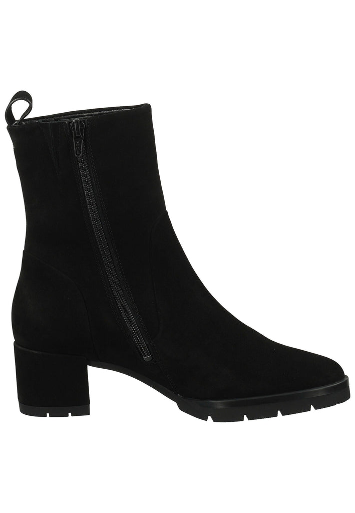 Högl Stiefelette Nubukleder Schwarz Warmfutter