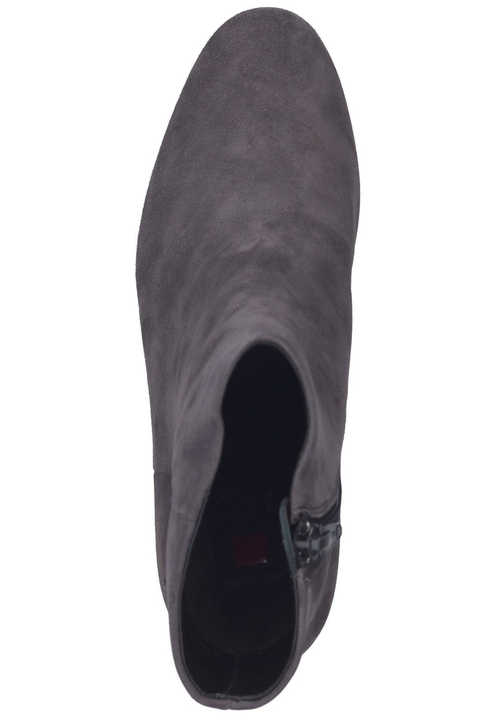 Högl Stiefelette Veloursleder Asphalt