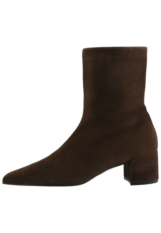 Högl Stiefelette Veloursleder Braun