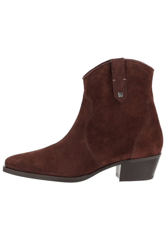 Högl Stiefelette Veloursleder Braun