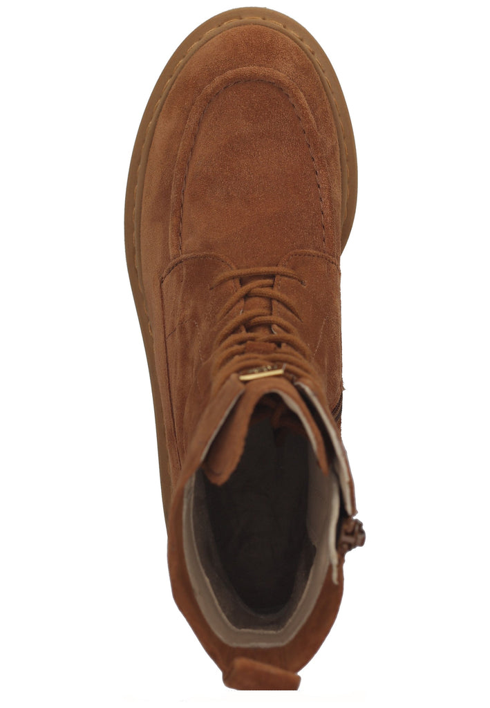 Högl Stiefelette Veloursleder Camel