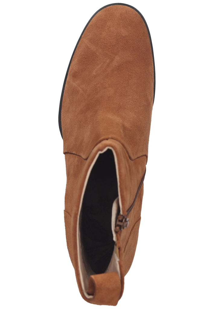 Högl Stiefelette Veloursleder Camel